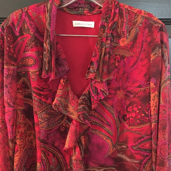 Coldwater Creek Blouse L - Picture 4 of 7